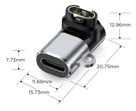 Tech-Protect ULTRABOOST ADAPTER TYPE-C TO GARMIN WATCH GREY - 1600754 - zdjęcie 2